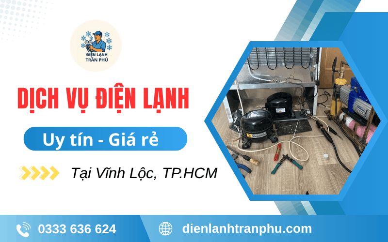 dịch vụ điện lạnh Vĩnh Lộc